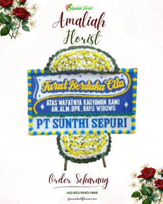 Papan Bunga Duka di Togolobe
