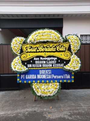Papan Bunga Duka di Togolobe