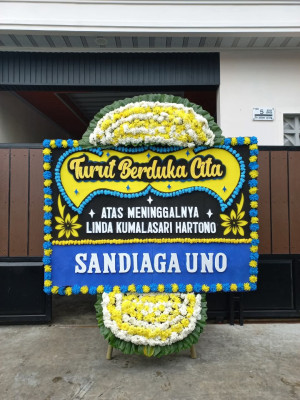 Papan Bunga Duka di Togolobe